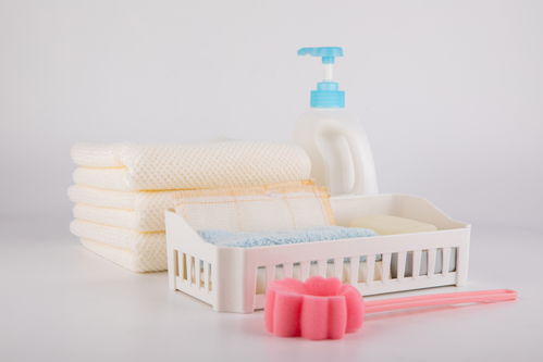 彩色杯刷廚房洗護清潔洗浴洗護用品攝影圖 攝影圖